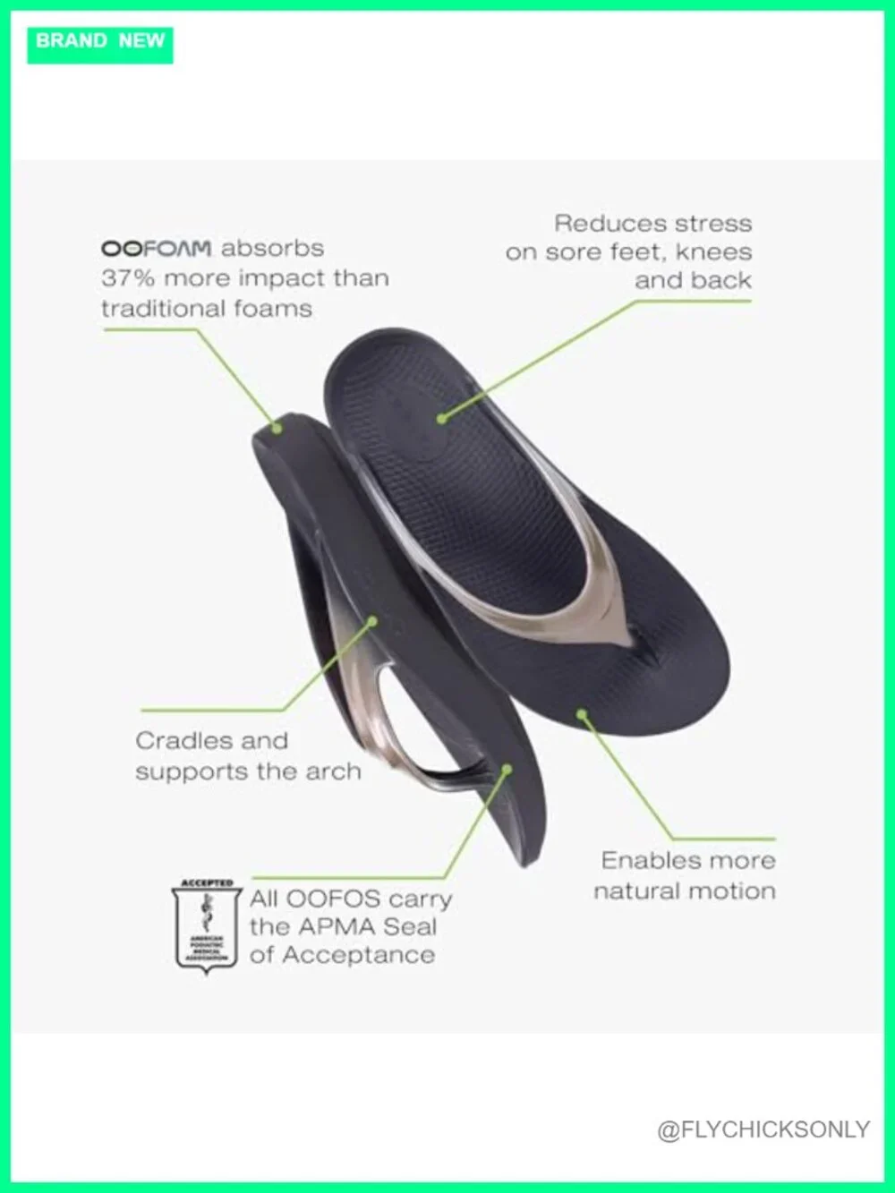 Post Exercise Active Recovery Thong Sandal